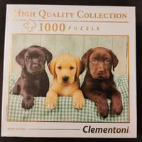 Clementoni - PUZZLE 1000 PEZZI Labrador Retriever