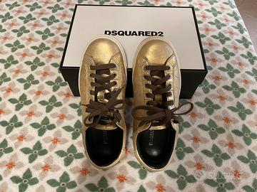 Sneakers DSQUARED2 effetto usato.