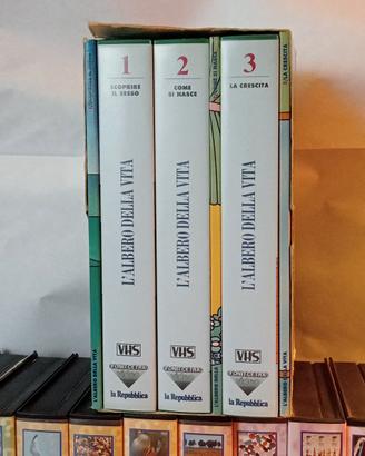 Vhs cartoni animati di informazione per bambini