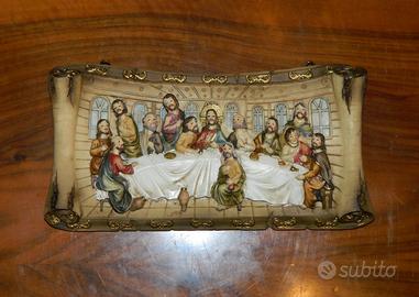 Quadro ultima cena in resina 3D