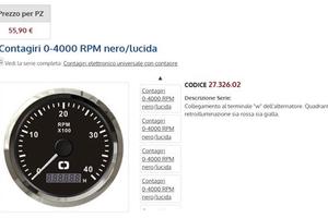 2 CONTAGIRI NAUTICO OSCULATI COD. 27.326.02