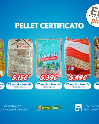 PELLET CERTIFICATO ENPLUS A1