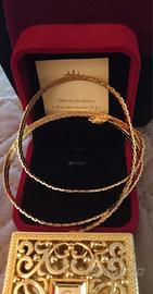 Collana Italy cm60 Rame  Placcata Oro18kt (750)