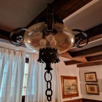 Lampadario con apliques