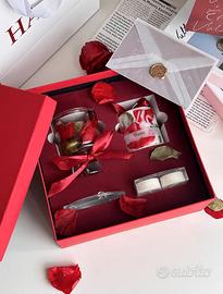 Candela profumata alla rosa rossa