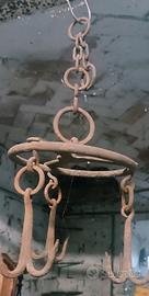 RAMPIN O RAMPINO oggetto in ferro battuto a mano