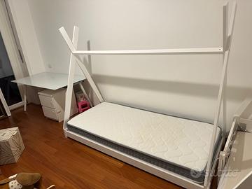 Letto per bambini compreso materasso