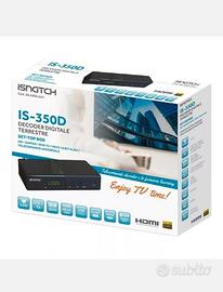 DECODER  ISNATCH  IS350-D DVBT-2  HEVC FHD  1080p