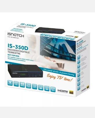 DECODER  ISNATCH  IS350-D DVBT-2  HEVC FHD  1080p
