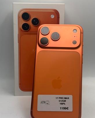 Iphone 17 PRO MAX 512 GB 🔋100%