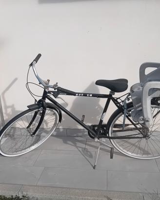 Bicicletta  uomo  con seggiolino