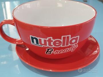 Tazza grande Ferrero Nutella con piattino,Tognana.