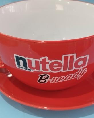 Tazza grande Ferrero Nutella con piattino,Tognana.