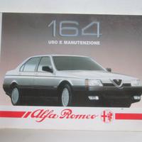 ALFA 164 T.SPARK 3.0 V6 Manuale USO MANUTENZIONE