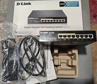 Switch  D-LINK DGS - 1008P - 4 PoE
