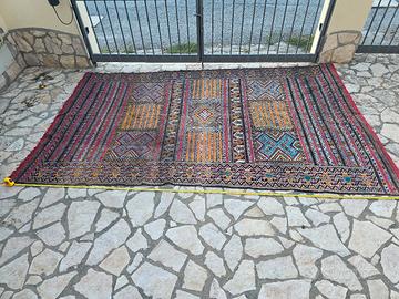 Tappeto Kilim Zanafi Marocco, lana 290x180 Vintage
