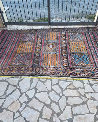 Tappeto Kilim Zanafi Marocco, lana 290x180 Vintage