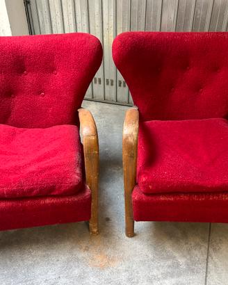 coppia poltrone vintage anni 60/70