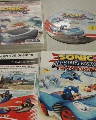 SONIC ALL STARS RACING TRANSFORMED PLAYSTATION 3