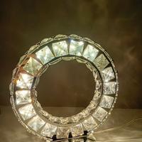 Lume led anello in cristallo