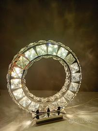 Lume led anello in cristallo