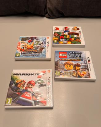 Lotto 4 Giochi Nintendo 3DS