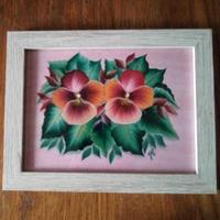 QUADRI FIORI DIPINTI A MANO