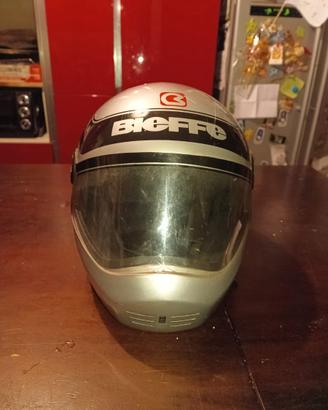 Casco da moto vintage marca BIEFFE taglia 60
