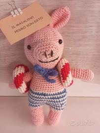maialino amigurumi 