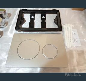 plancia di comando scarico WC ABS  cm 16,4 x 24,6
