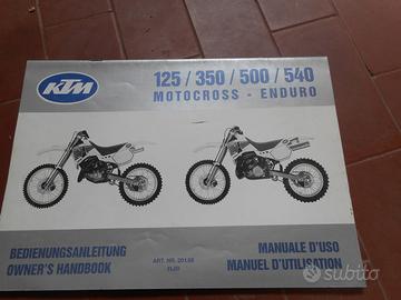 Uso e manutenzione ktm gs 1990