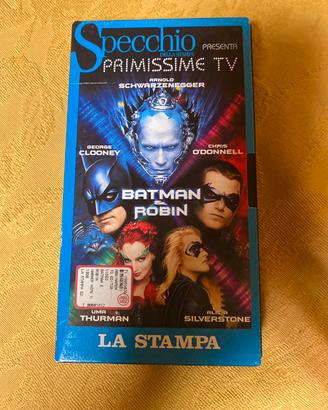 Cassetta VHS Batman e Robin