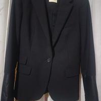 Blazer Pinko lana e pelle