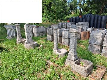 Fontane in cemento/graniglia