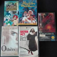 VHS cartoni animati e film originali