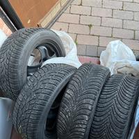Gomme invernali 205/55 r16 91h e cerchi in ferro