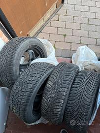 Gomme invernali 205/55 r16 91h e cerchi in ferro