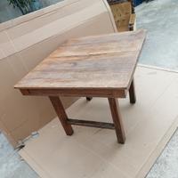 tavolo in legno da restaurare 