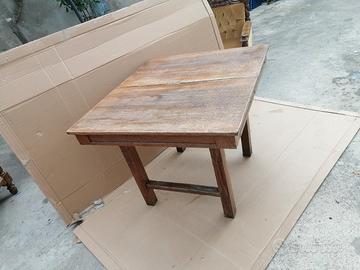 tavolo in legno da restaurare 