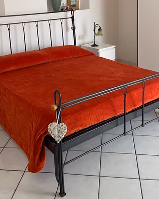 Letto in ferro battuto artigianale