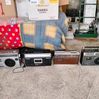 4 Radio Stereo FM Vintage A Cassetta Misti