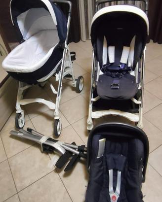 Trio Inglesina carrozzina, ovetto e passeggino