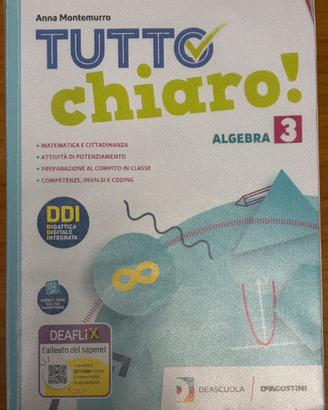 Tutto chiaro!  Algebra 3-  9788851160470