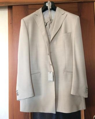 Abito da cerimonia - Tg 52 - Colore Avorio. Lubiam