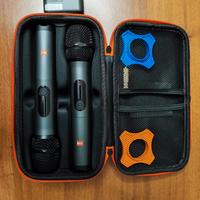 Microfoni wireless+ custodia 