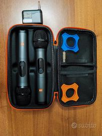 Microfoni wireless+ custodia 