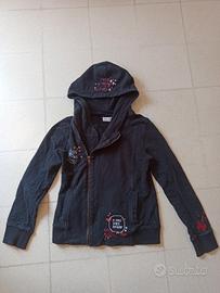 felpa da bambina taglia L M9K con zip