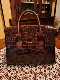 Borsa in coccodrillo - Ghibli