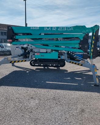 Nuova piattaforma aerea ragno Imer IMR23 Kubota