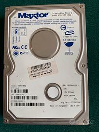 Hard disk Maxtor 80gb ata formattato e funzionante